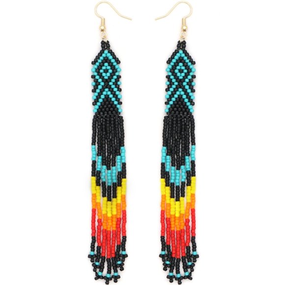Bohemian Tassel Earrings - Picture 3 of 8